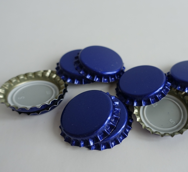 Capsules couronnes bleu 26mm 10.500p