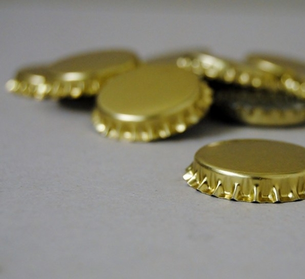 Capsules couronnes doré 26mm 100p