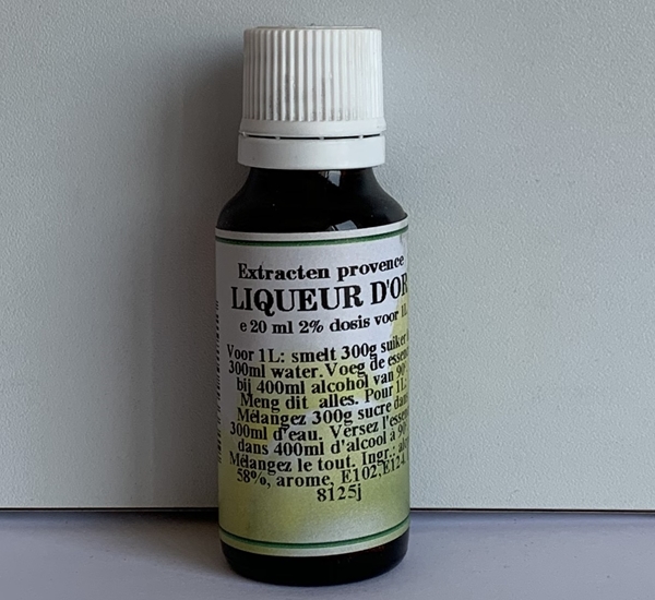 Liqueur d'or de Danzing (met echte goudschilfers) 20ml