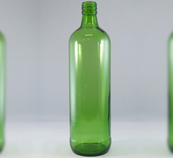 Geneverkruik groen glas 1L