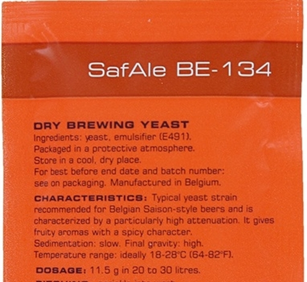 Biergist SafAle BE-134 11,5g