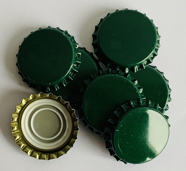 Capsules couronnes profilé vert 29mm 500p