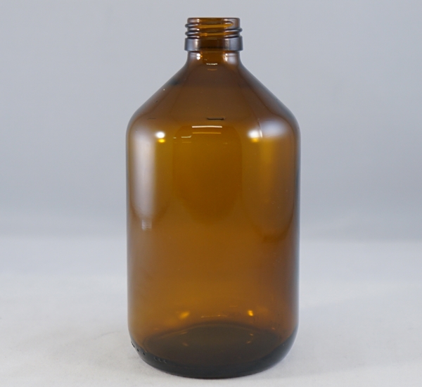 Fles 500ml bruin glas zonder dop (28mm)