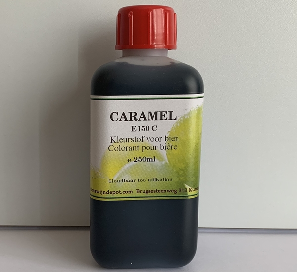Voedingskleurstof caramel (E150C) 250ml.